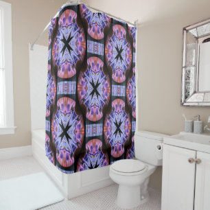 Dark Night Stars.... Shower Curtain