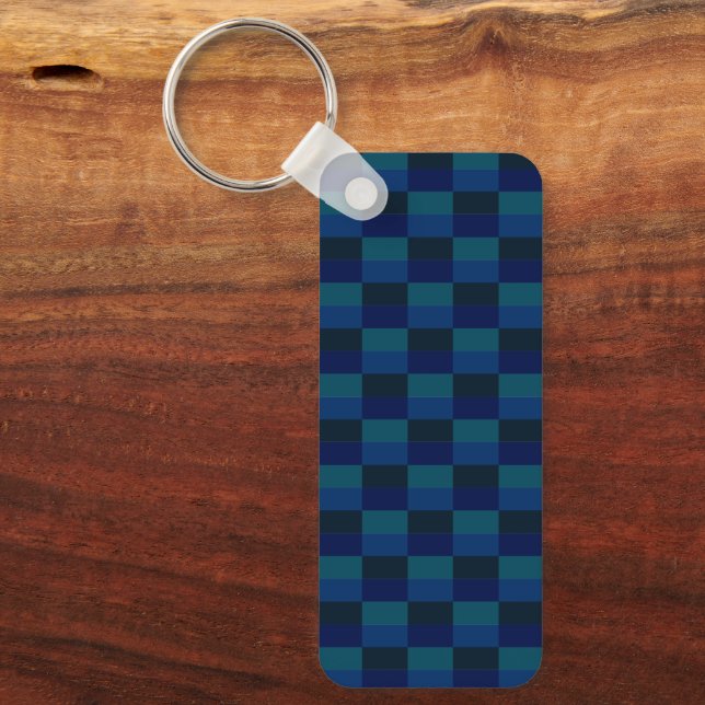 Dark Ocean at Night Colors Key Ring (Front)