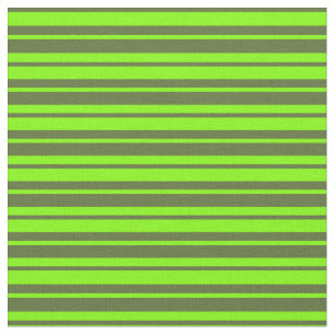 Dark Olive Green and Chartreuse Coloured Pattern Fabric