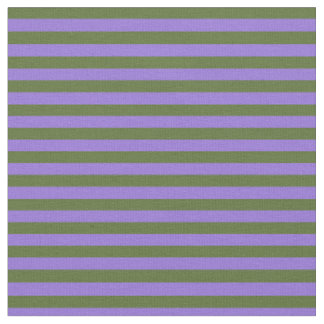Dark Olive Green & Purple Coloured Pattern Fabric