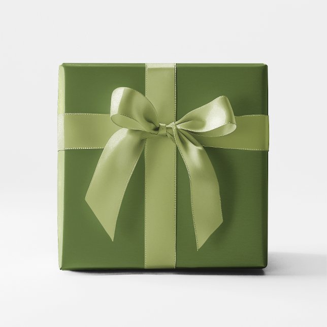 Dark Olive Green Wrapping Paper (Dark Olive Green Wrapping Paper)