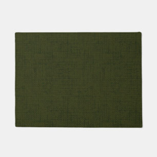 Dark olive textured  doormat