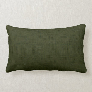 Dark olive textured lumbar cushion