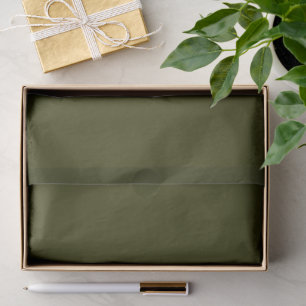 Dark Olive Tissue Paper