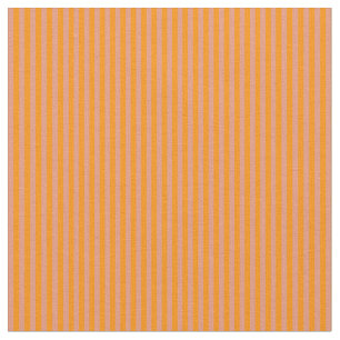 Dark Orange & Dark Salmon Coloured Lines Fabric