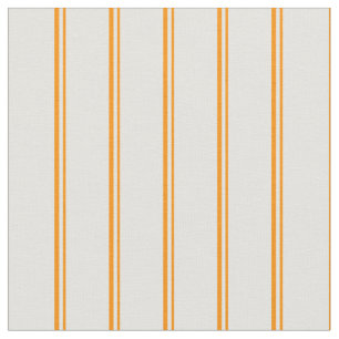Dark Orange & Light Cyan Coloured Stripes Fabric