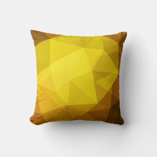 Dark orange polygonal. A completely new colour ill Cushion