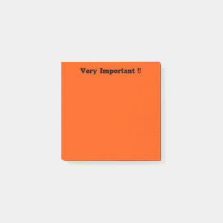 Dark Orange Post-it Notes