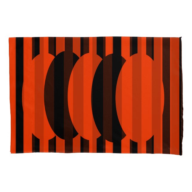 Dark Orange Reversible Pillowcase (Front)