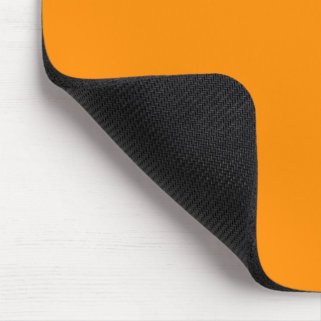 Dark Orange Solid Colour Mouse Pad (Corner)