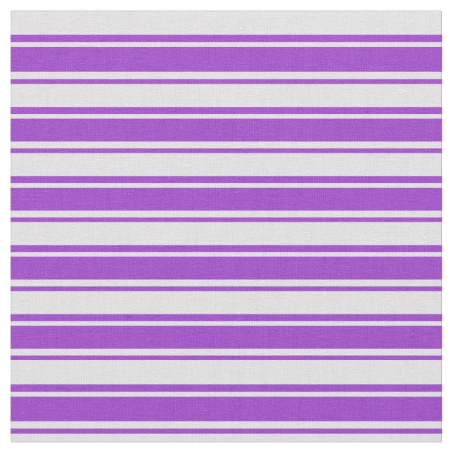 Dark Orchid & Lavender Coloured Stripes Fabric (Close Up)