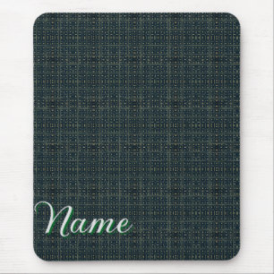 Dark Ornamental Maze Mouse Pad