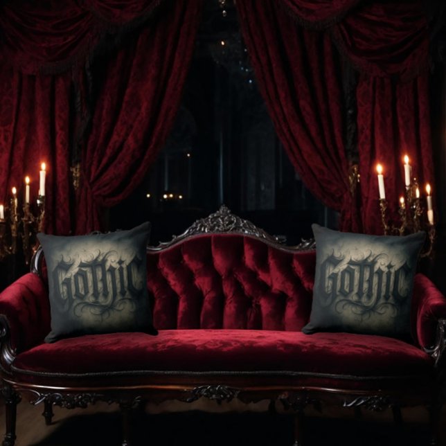Dark Ornate Gothic Cushion (Creator Uploaded)