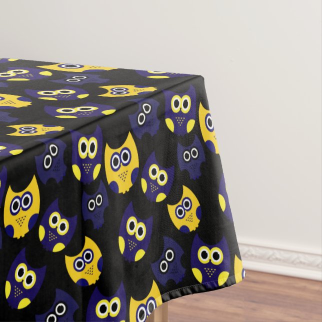 Dark Owl  Tablecloth (In Situ)