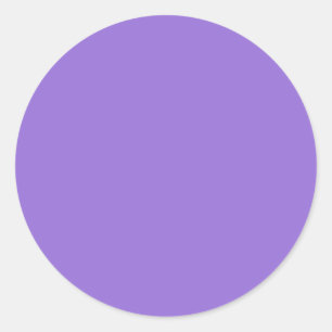 Dark Pastel Purple Gift Colour Complementing Classic Round Sticker
