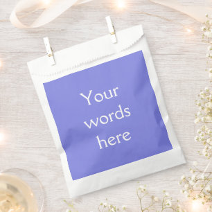 Dark Periwinkle Purple Favour Bag
