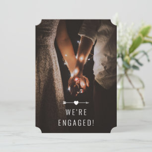 Dark Photo   Engagement Announcement   Card   Bttm