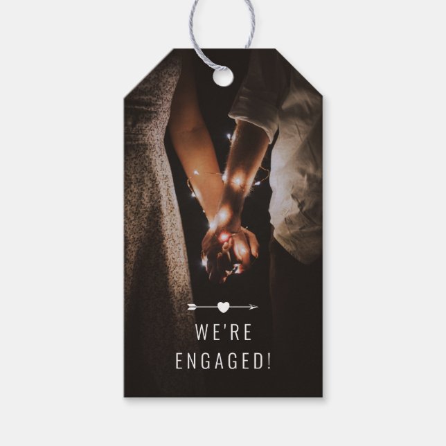 Dark Photo | Engagement Announcement | Tag | Bttm (Front)