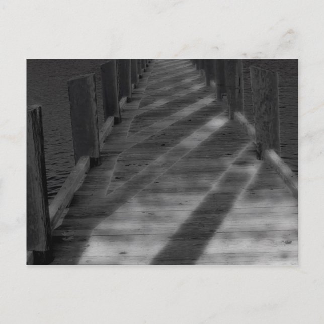 Dark Pier Postcrad Postcard (Front)