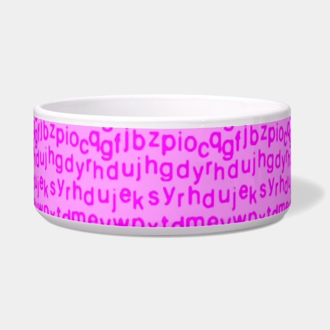 Dark Pink Alphabet (Front)