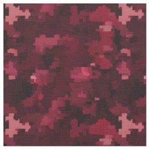 Dark Pink & Burgundy Abstract Fabric