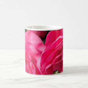 Dark Pink Camellia Coffee Mug