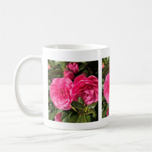 Dark Pink Camellia  Coffee Mug