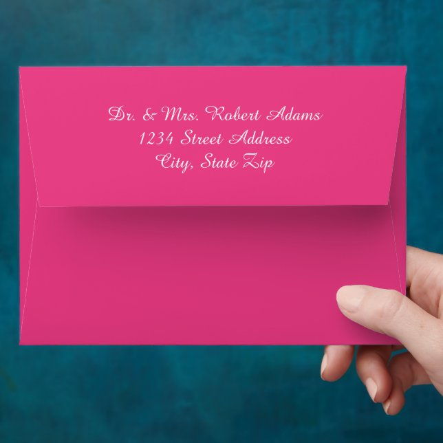 Dark Pink - Envelope (Hand)
