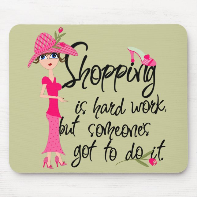 Dark Pink Fashion Mousepad (Front)