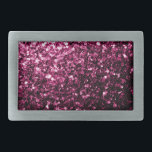 Dark Pink faux shiny glitter sparkles Belt Buckle<br><div class="desc">Beautiful girly glamourous pink shiny glitters sparkles. 
Photo of pink sparkles not actual glitter!</div>