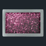 Dark Pink faux shiny glitter sparkles Belt Buckle<br><div class="desc">Beautiful girly glamourous pink shiny glitters sparkles. 
Photo of pink sparkles not actual glitter!</div>