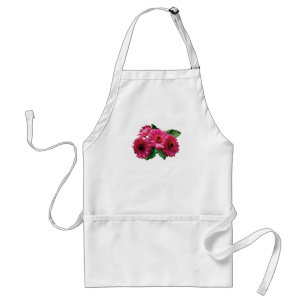 Dark Pink Gerbera Daisies Standard Apron