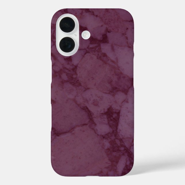 Dark Pink Marble Case-Mate iPhone Case (Back)