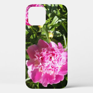 Dark pink peonies  iPhone 12 case