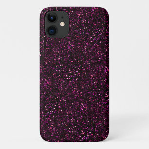 Dark Pink Posh Glitter iPhone 11 Case