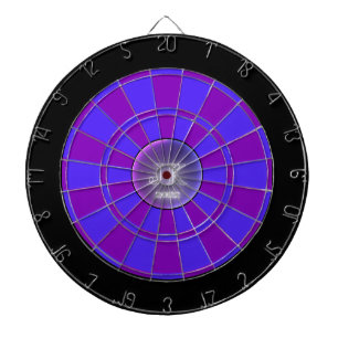 Dark Pink Purple Black Dartboard 2022