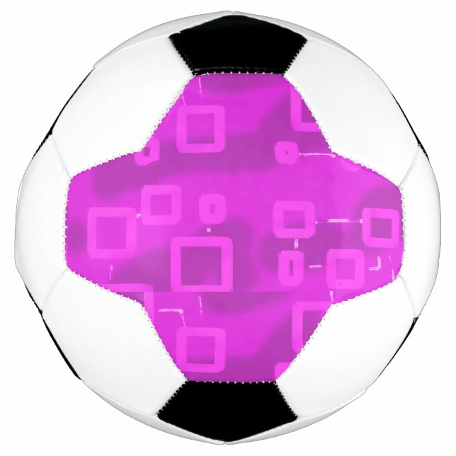 Dark Pink Soccer Ball (Front)