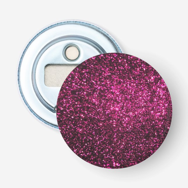 Dark Pink Sparkles Bottle Opener (Front)