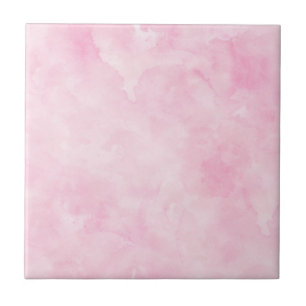 Dark Pink Watercolor Paint Pretty Art Feminine Art Ceramic Tile