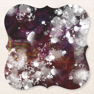 Dark Preparation Paper Coaster