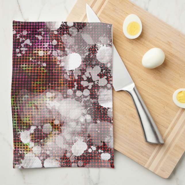 Dark Preparation Tea Towel (Quarter Fold)