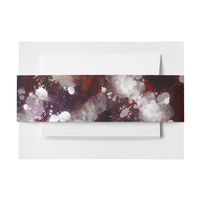 Dark Preperation Invitation Belly Band (Front Example)