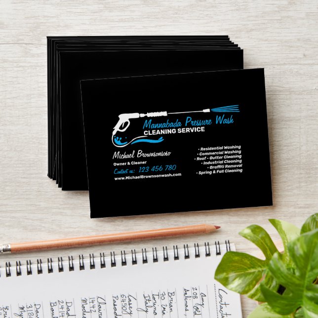Dark Pressure Washing Power Wash Cleaner Envelope (Stacked)