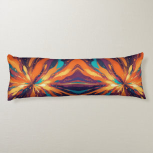 Dark Psychedelic Design Body Cushion