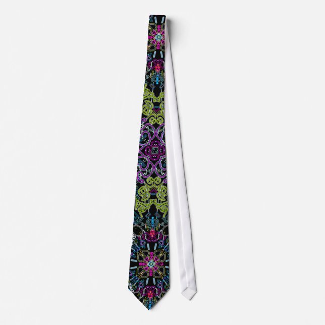 Dark Psychedelic Tie (Front)