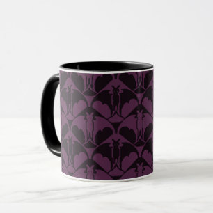 Dark Purple Batty Coffee Mug