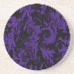 Dark Purple & Black mixed colour coaster