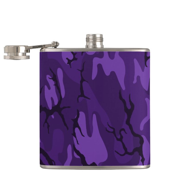 Dark Purple Camo Flask (Opened)