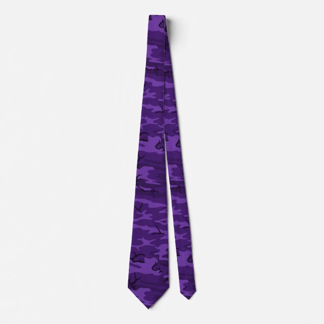 Dark Purple Camo Tie (Front)