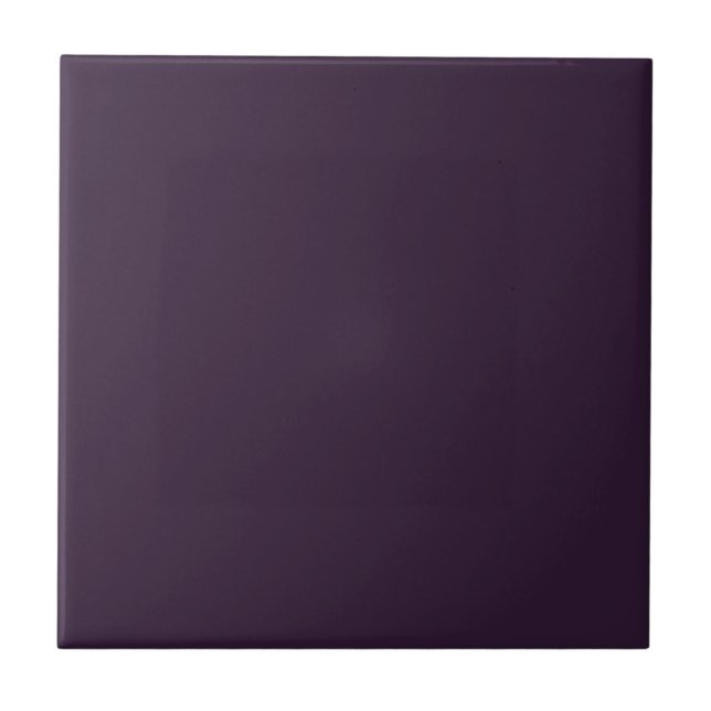 Dark Purple Ceramic Tile (Front)